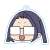 Yurucamp Face Stamp Key Ring Chiaki Ohgaki (Anime Toy) Item picture2