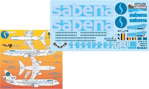 Sabena DC-10 1990s Scheme Decal (Decal)