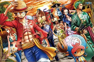 One Piece Magical Piece Jigsaw No.1000-MG07 Landing -Color- (Jigsaw Puzzles)