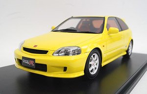 ホンダ シビック・タイプR EK9 イエロー (ミニカー)