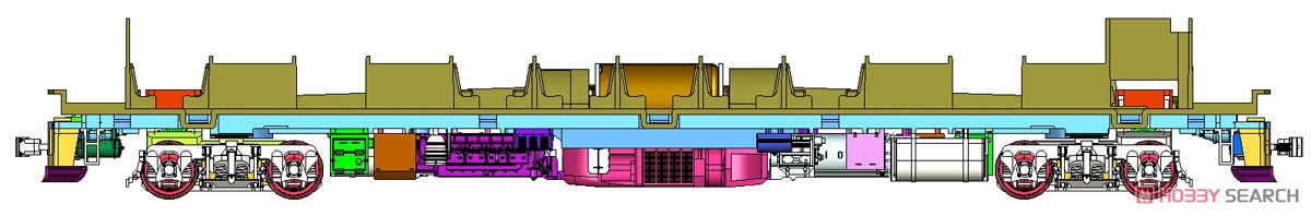 16番(HO) キハ53用動力装置 (鉄道模型) その他の画像1