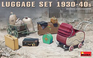 Luggage Set 1930-40S (Set of 5) (Plastic model)