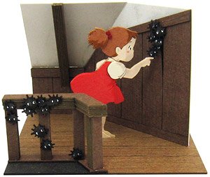 [Miniatuart] Studio Ghibli Mini : My Neighbor Totoro Mei & Soot Sprite (Assemble kit) (Railway Related Items)