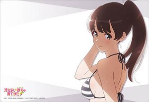 Bushiroad Rubber Mat Collection Vol.167 Saekano: How to Raise a Boring Girlfriend Flat [Megumi Kato Swimwear Ver.] (Card Supplies)