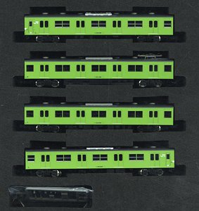JR 103系 (関西形・ウグイス・NS407編成) 4輛編成セット (動力付き) (4両セット) (塗装済み完成品) (鉄道模型)