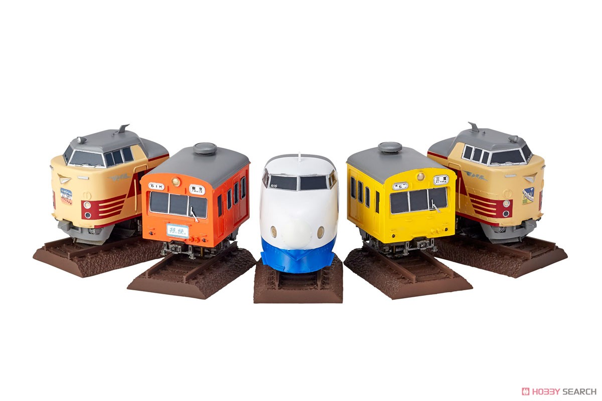 Capsule A HO Train Head Collection Vol.1 (Set of 12) (Pre-colored Completed) (Model Train) Item picture1