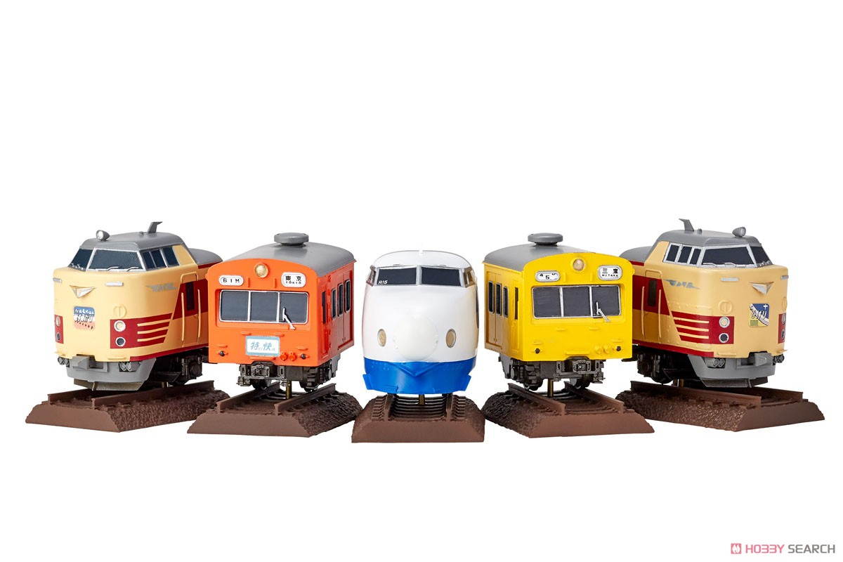 Capsule A HO Train Head Collection Vol.1 (Set of 12) (Pre-colored Completed) (Model Train) Item picture2