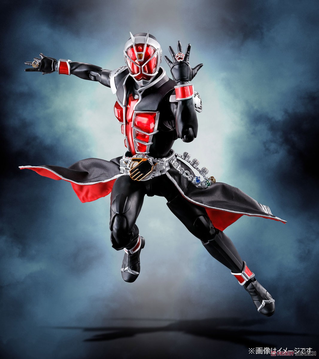 S.H.フィギュアーツ(真骨彫製法) 仮面ライダーウィザード フレイムスタイル (完成品) その他の画像1