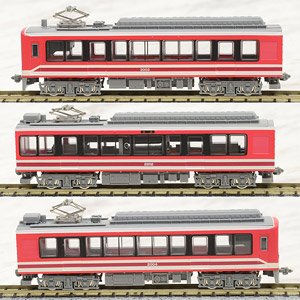 Hakone Tozan Railway Type 2000 `Debut Paint` (3-Car Set) (Model Train)