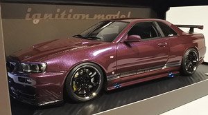 TOP SECRET GT-R (BNR34) Midnight Purple (ミニカー)