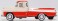 (HO) ダッジ D100 Sweptside ピックアップ 1957 トロピカルコーラル/グレイシャーホワイト (鉄道模型) 商品画像3 サムネイル