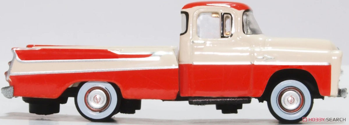 (HO) ダッジ D100 Sweptside ピックアップ 1957 トロピカルコーラル/グレイシャーホワイト (鉄道模型) 商品画像4
