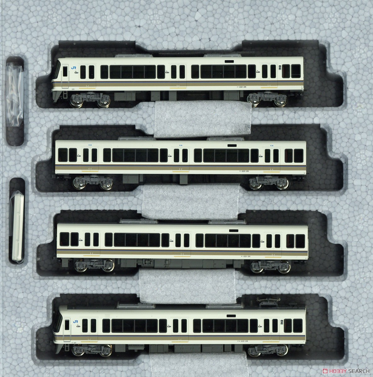 221系リニューアル車 ＜大和路快速＞ 基本セット (基本・4両セット) (鉄道模型) 商品画像1
