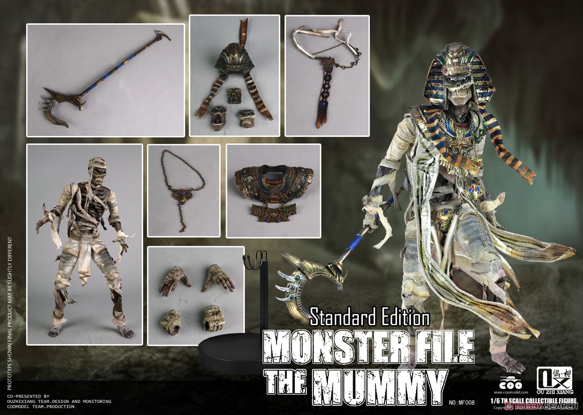 Coomodel x Ouzhixiang Monster File The Mummy 1/6 Scale Action Figure Standard Edition (Fashion Doll) Item picture1