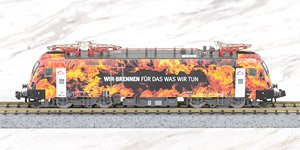 BR 182 572 TXL Feuer-Lok Ep. VI Edition : Kunstdruck (BR 182 Taurus TX Logistik Flame Paint) (Model Train)