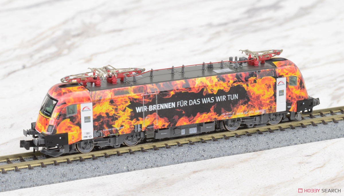 BR 182 572 TXL Feuer-Lok Ep. VI Edition : Kunstdruck (BR182 Taurus TX Logistik 炎塗装) ★外国形モデル (鉄道模型) 商品画像2