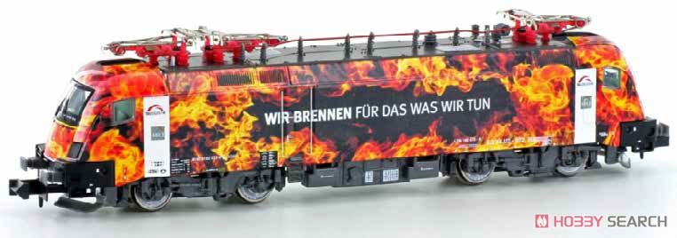 BR 182 572 TXL Feuer-Lok Ep. VI Edition : Kunstdruck (BR182 Taurus TX Logistik 炎塗装) ★外国形モデル (鉄道模型) その他の画像1