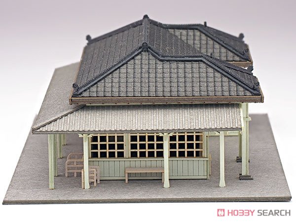 1/150ペーパーモデルキット 駅舎シリーズ17：地方駅舎/新村駅タイプ (モチーフ：旧松本電鉄 新村駅 駅舎) (組み立てキット) (鉄道模型) 商品画像2