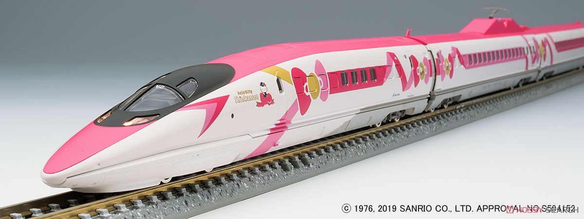 JR 500-7000系 山陽新幹線 (ハローキティ新幹線) セット (8両セット) (鉄道模型) 商品画像14