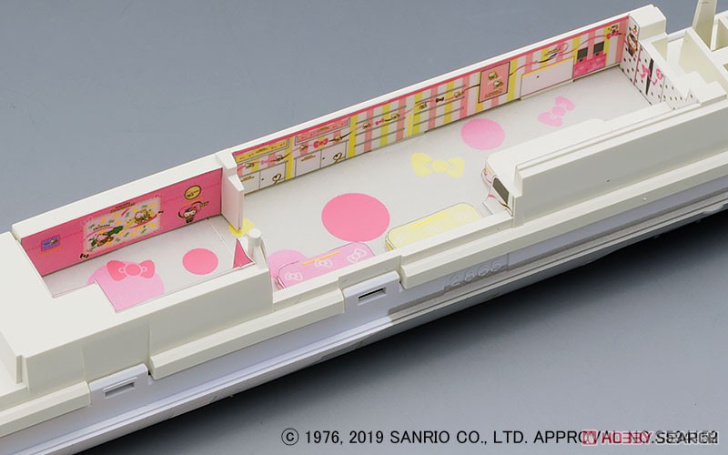 JR 500-7000系 山陽新幹線 (ハローキティ新幹線) セット (8両セット) (鉄道模型) 商品画像15