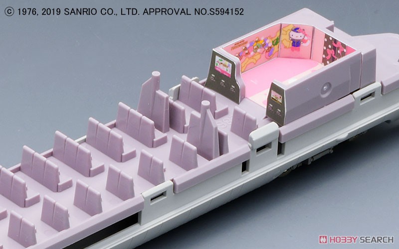 JR 500-7000系 山陽新幹線 (ハローキティ新幹線) セット (8両セット) (鉄道模型) 商品画像16