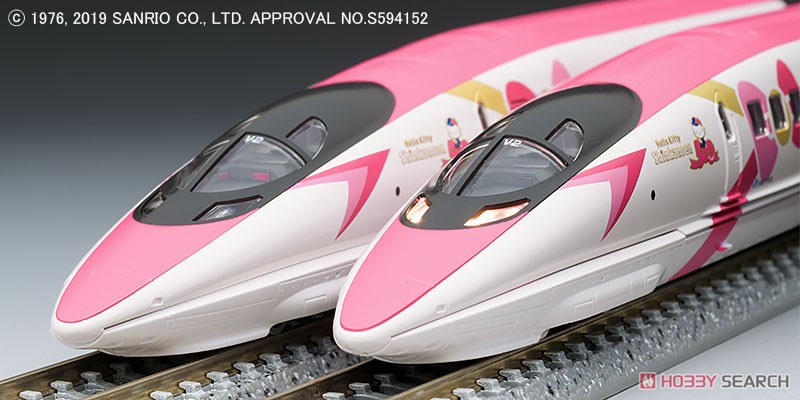 JR 500-7000系 山陽新幹線 (ハローキティ新幹線) セット (8両セット) (鉄道模型) 商品画像2