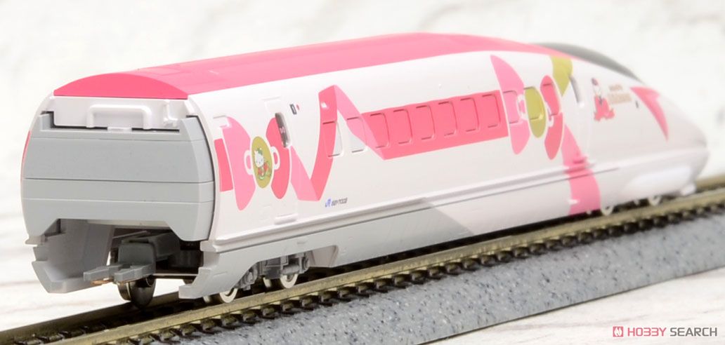 JR 500-7000系 山陽新幹線 (ハローキティ新幹線) セット (8両セット) (鉄道模型) 商品画像6