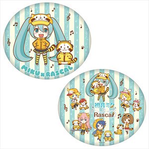 Hatsune Miku x Rascal 2018 Die-cut Cushion (Anime Toy)