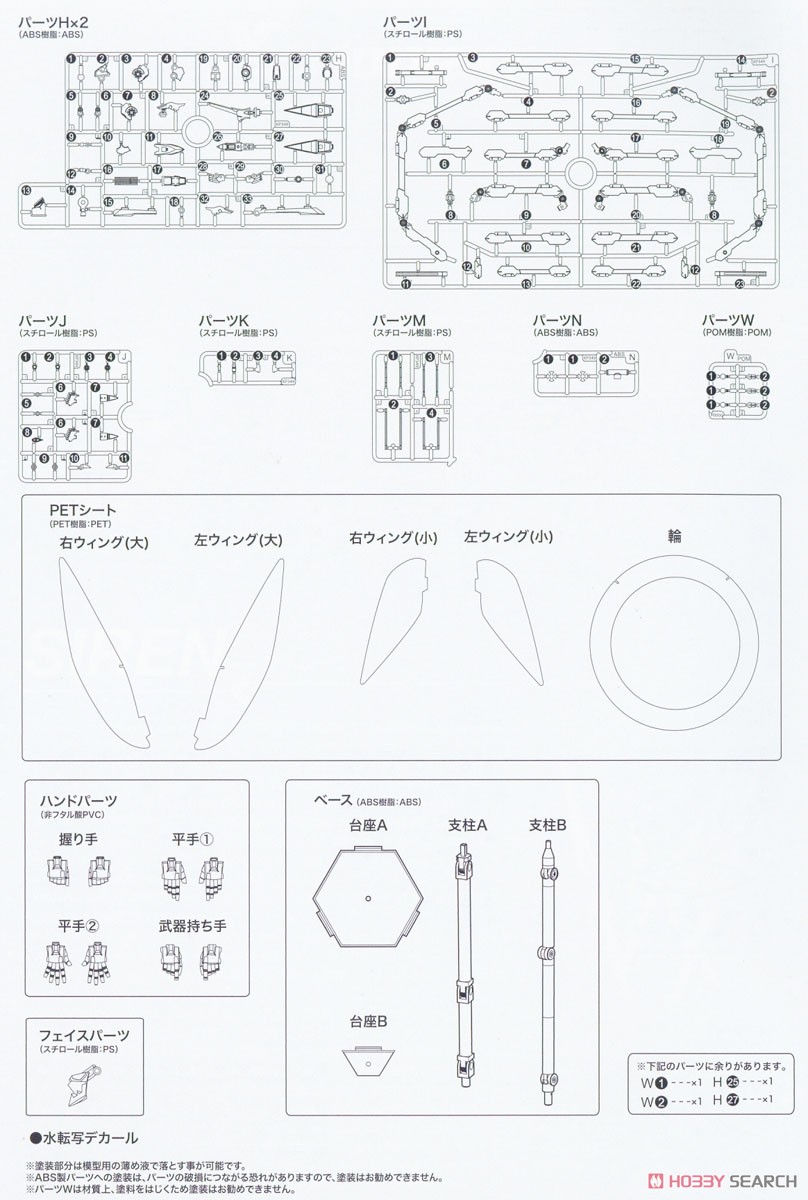 Siren (Plastic model) Assembly guide19