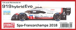 919 hybrid Evo Spa-Francorchamps 2018 (レジン・メタルキット)