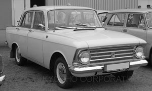 Moskwitsch 408 1964 2 Front Lights (Light Gray) (Diecast Car)