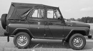 UAZ 469 Soft Top (Olive) (Diecast Car)