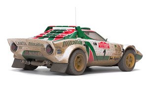 ランチア ストラトス HF 1976年Rallye Sanremo 2位 #1 S.Munari/S.Maiga (泥はね仕様) (ミニカー)