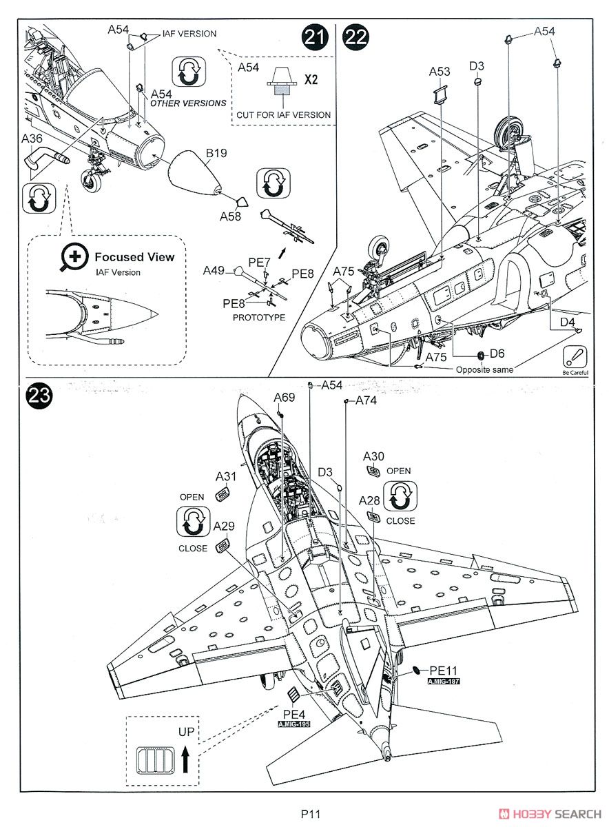 M-346 Master Trainer Aircraft (Plastic model) 設計図9 Modal