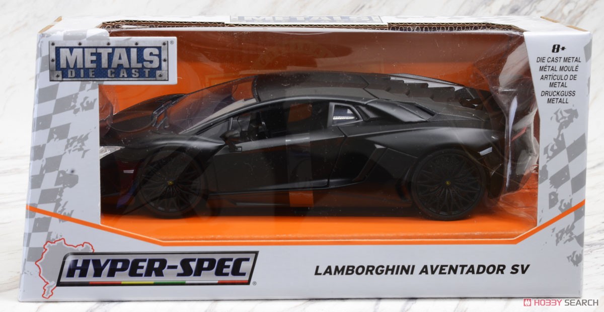 Hyper-Spec Lamborghini Aventador SV P.Black (Diecast Car) Package1