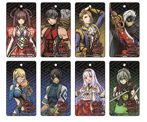 God Wars: The Complete Legend Wood Bill Strap (Set of 8) (Anime Toy)