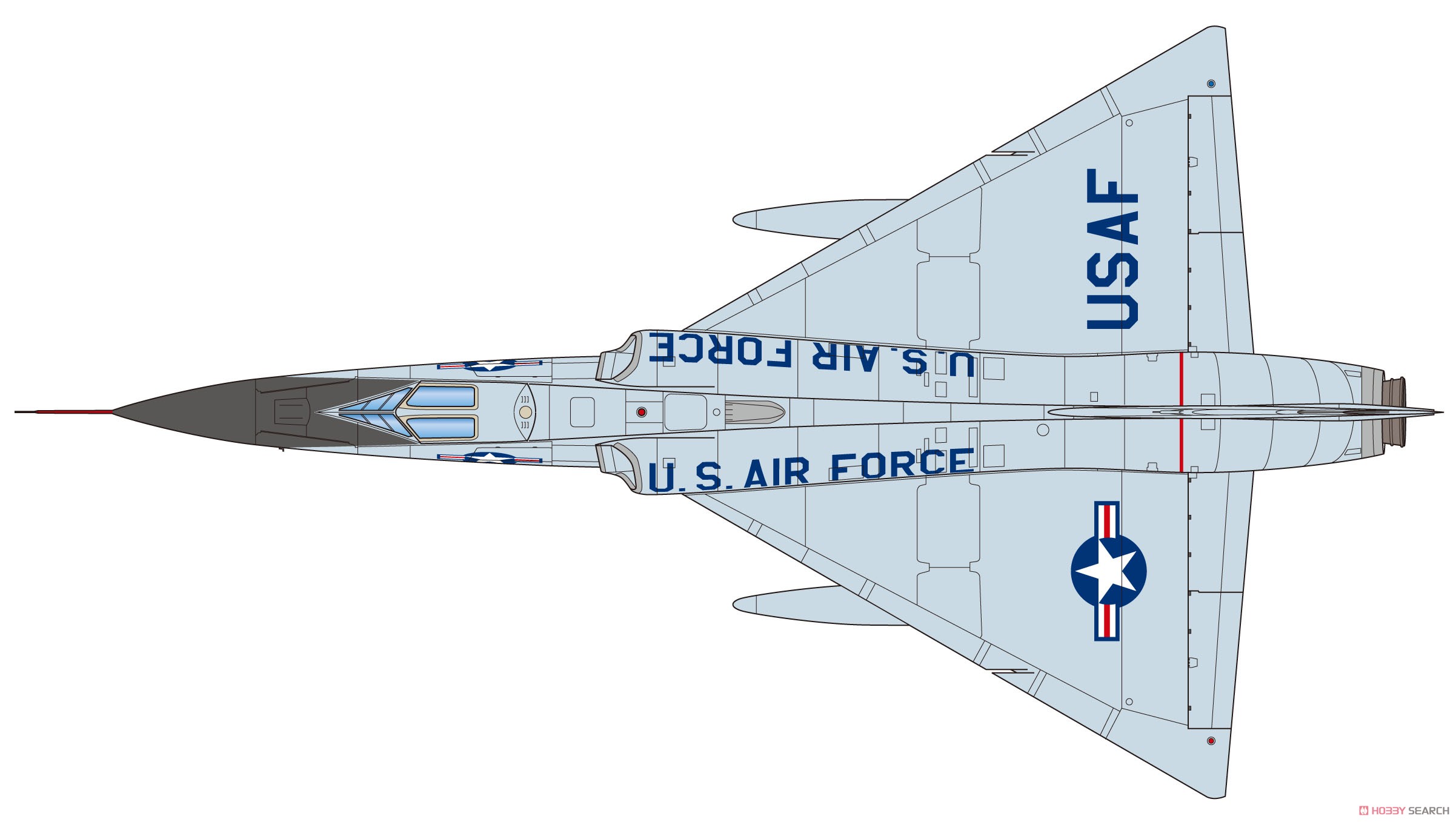 F-106A デルタダート (2機セット) (プラモデル) その他の画像2