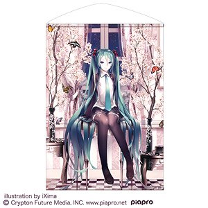 Hatsune Miku Cherry Blossoms B2 Tapestry (Anime Toy)