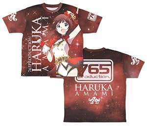 アイドルマスター ステラステージ 天海春香 両面フルグラフィックTシャツ L (キャラクターグッズ)