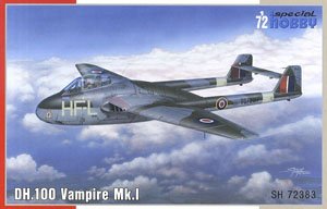 DH.100 Vampire Mk. I `RAF, RAAF and Armee de l`Air` (Plastic model)