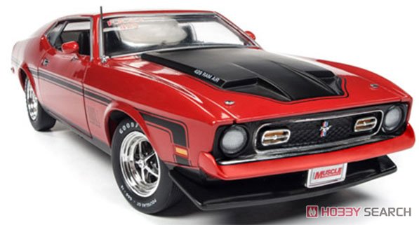 1971 Ford Mustang Mach 1 (Hemmings Motor News) Code 3 Bright Red (Diecast Car) Item picture1