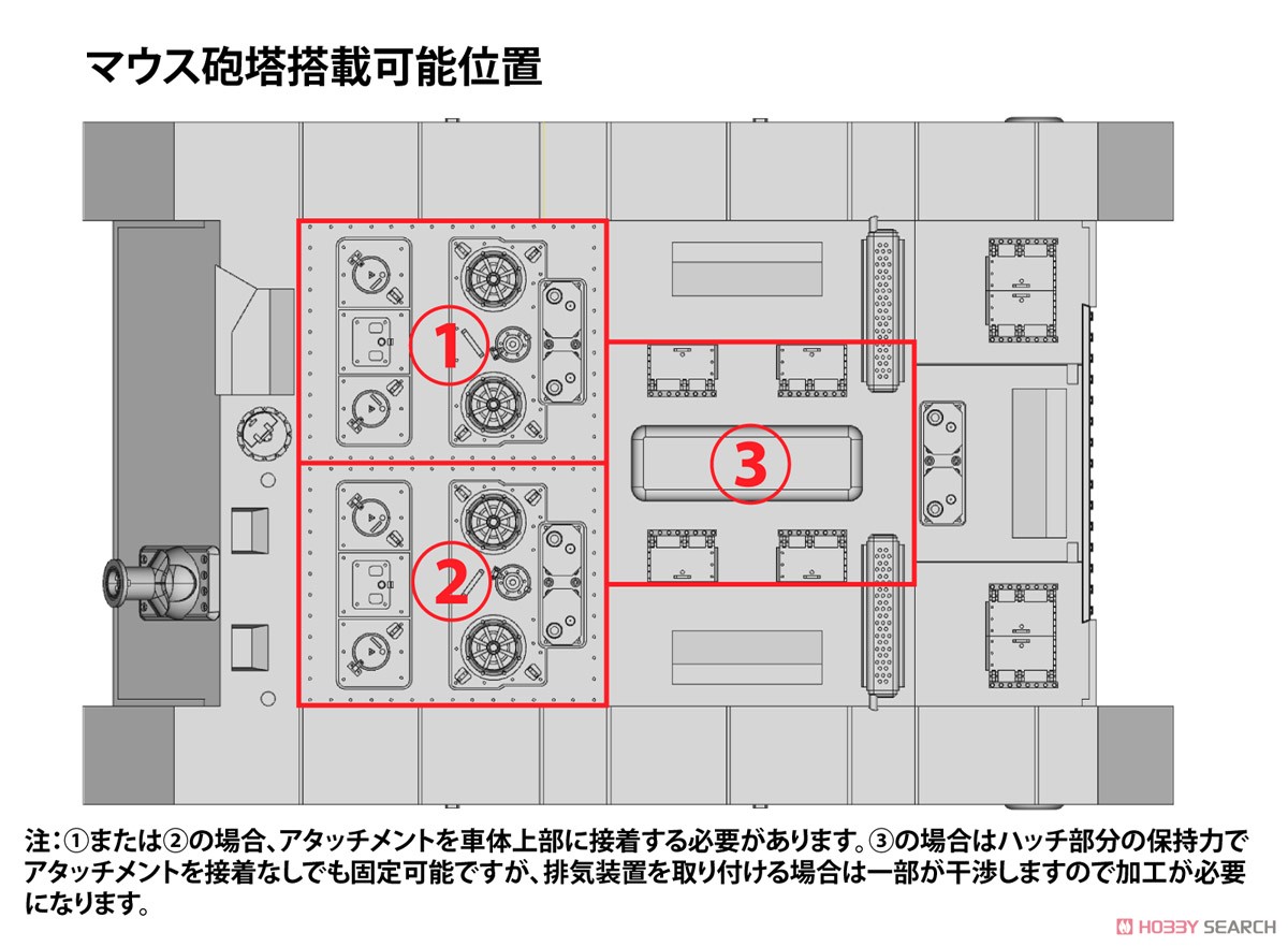 P.300 `トリーガーコイツァー` + ツヴァイフースラー型BLF-100 (プラモデル) その他の画像7