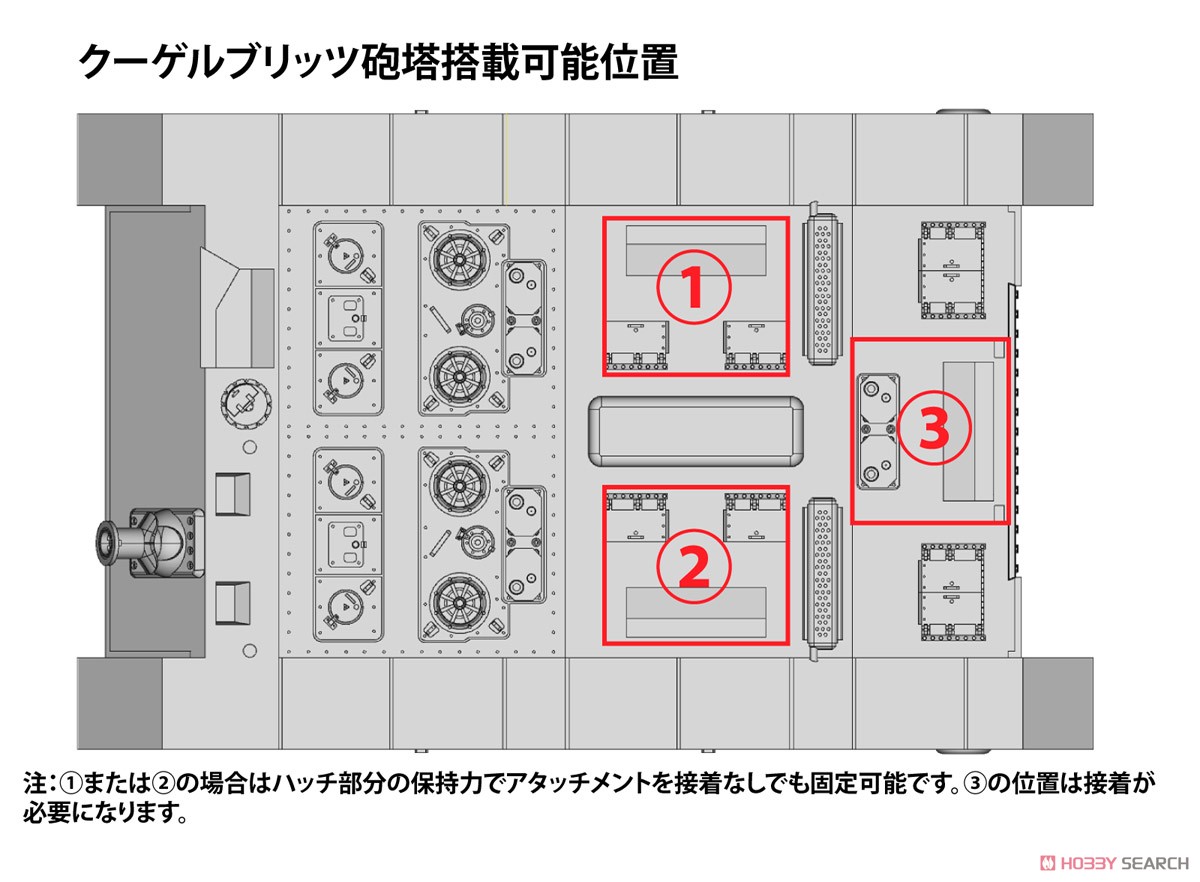 P.300 `トリーガーコイツァー` + ツヴァイフースラー型BLF-100 (プラモデル) その他の画像8