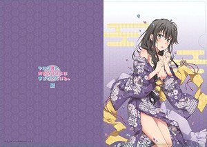 My Teen Romantic Comedy Snafu Too! [Draw for a Specific Purpose] Kimono Yukino A4 Clear File (Anime Toy)