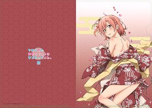 My Teen Romantic Comedy Snafu Too! [Draw for a Specific Purpose] Kimono Yui A4 Clear File (Anime Toy)