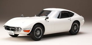 Toyota 2000GT (MF10) Late Model White (Diecast Car)