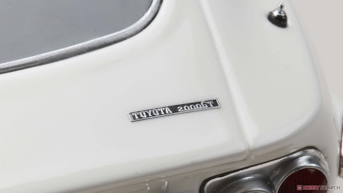 トヨタ 2000GT (MF10) 後期型 ホワイト (ミニカー) 商品画像7