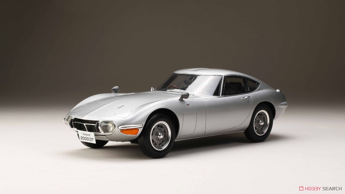 トヨタ 2000GT (MF10) 後期型 シルバー (ミニカー) 商品画像1