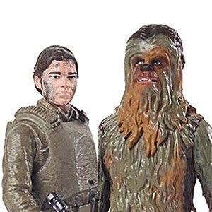 BasicFigure 2Pack Hun Solo (Mimban)/Chewbacca (Mimban) (Completed)