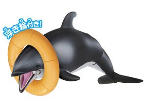 Ania AS-19 Pacific White-Sided Dolphins (Floatee Ver.) (Animal Figure)